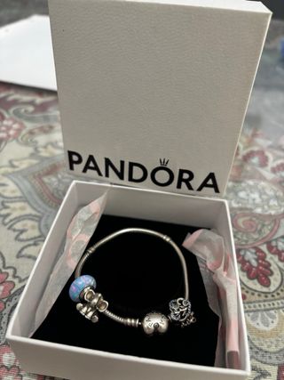 Pulsera Pandora Plata con Charms