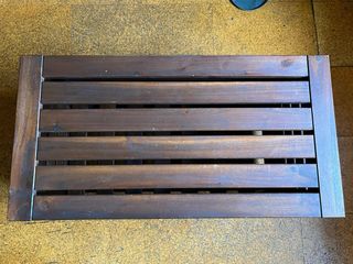 Banco baúl IKEA ÄPPLARÖ madera acacia