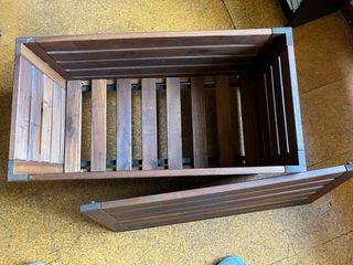 Banco baúl IKEA ÄPPLARÖ madera acacia