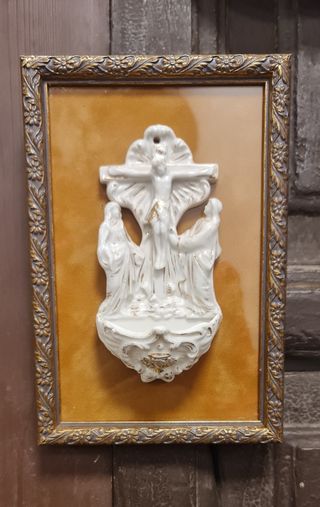 Benditera de Capilla Porcelana Vidriada