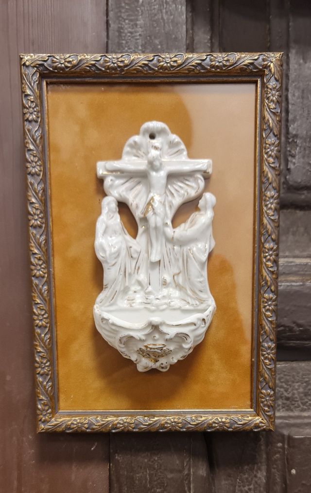 Benditera de Capilla Porcelana Vidriada