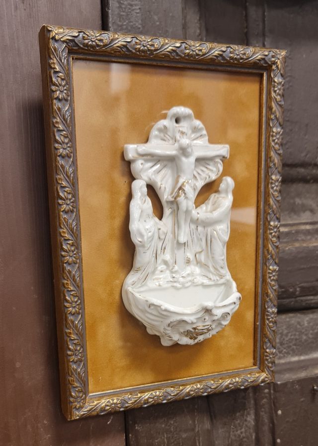 Benditera de Capilla Porcelana Vidriada