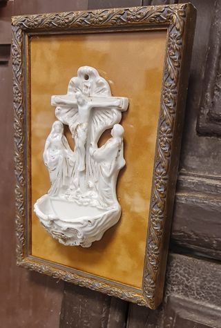 Benditera de Capilla Porcelana Vidriada