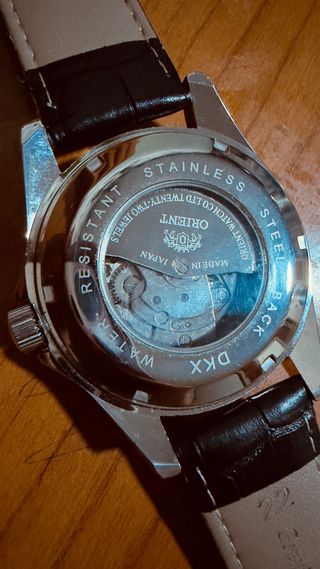 Reloj Orient Automático Azul y Plateado