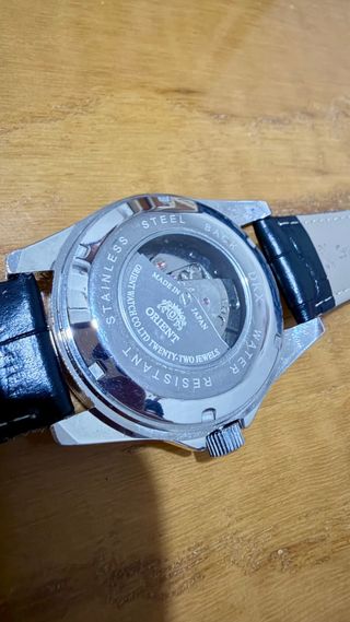 Reloj Orient Automático Azul y Plateado