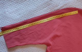 Blusa roja mujer manga 3/4