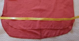 Blusa roja mujer manga 3/4