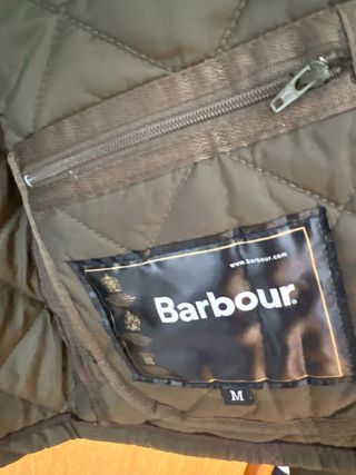 Chaqueta Barbour acolchada verde Talla M