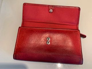 Portafoglio Fossil Rosso Pelle