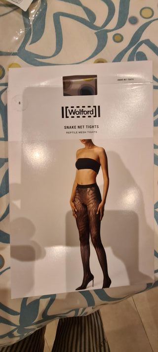 2 pares Pantis Wolford Fantasía Beige y marron