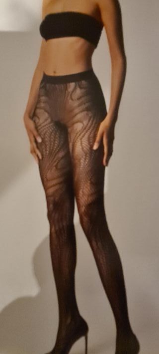 2 pares Pantis Wolford Fantasía Beige y marron