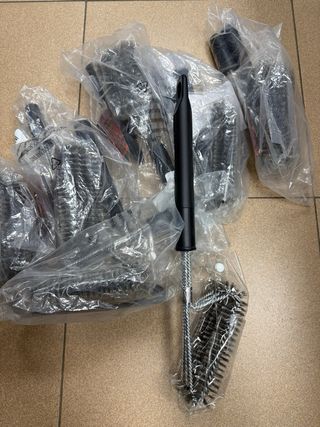 3 Cepillos Limpieza Parrilla BBQ