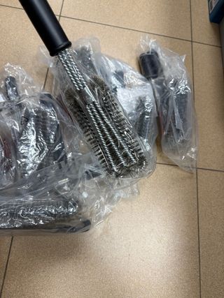 3 Cepillos Limpieza Parrilla BBQ