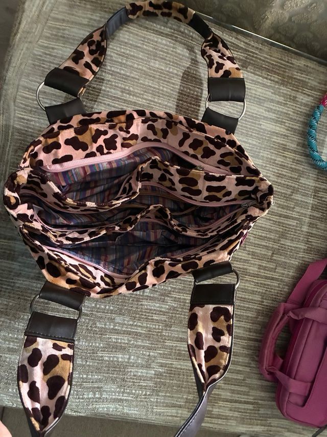 Bolso estampado leopardo