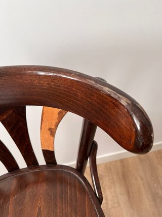 Taburete vintage madera