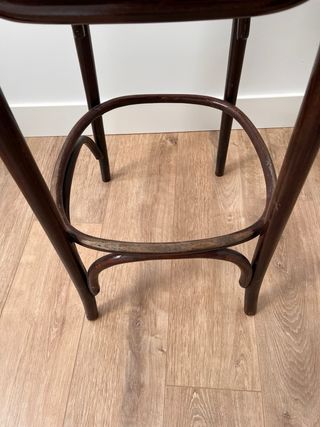 Taburete vintage madera