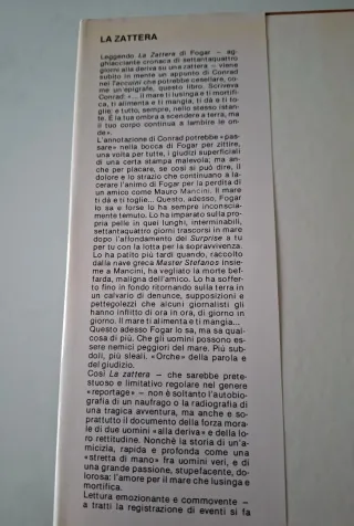 La zattera esploratore e navigatore italiano Fogar