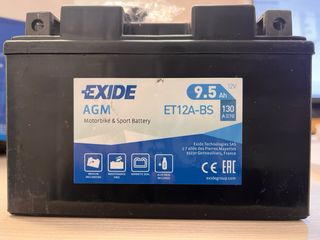 Batería Moto Exide ET12A-BS AGM 9.5Ah 12V