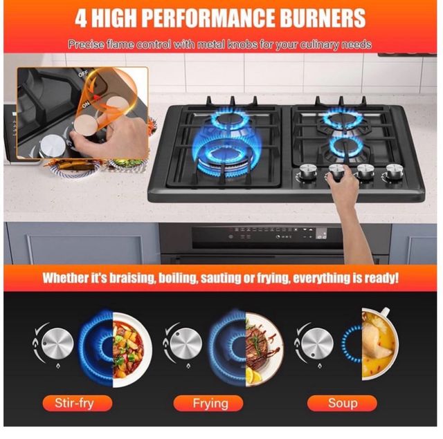 Placa de gas VELPAX 4 fuegos / F1 - miniatura 3