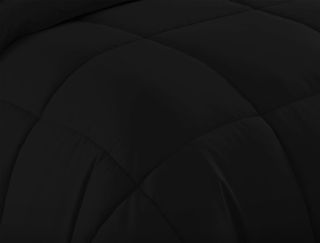 Edredón Acolchado para camas individual 90 negro