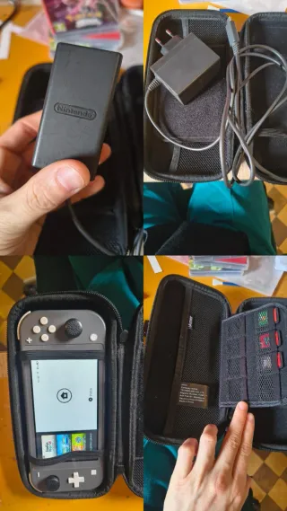 Nintendo Switch Lite con custodia e gioco