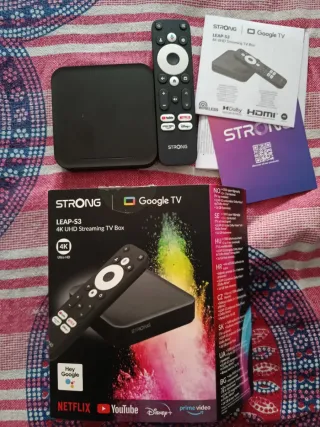 TV Box STRONG LEAP-S3 4K UHD streaming TV Google T