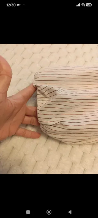 Camisa Zara Rayas Marrón Talla 40