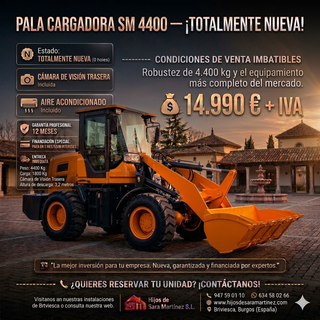 Cargadora SM 4400 - Matriculable