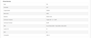 Xiaomi Redmi Note 10 5G 128GB Gris