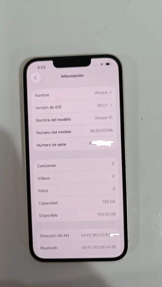 iPhone 13 128GB Blanco Estrella C3Y0074