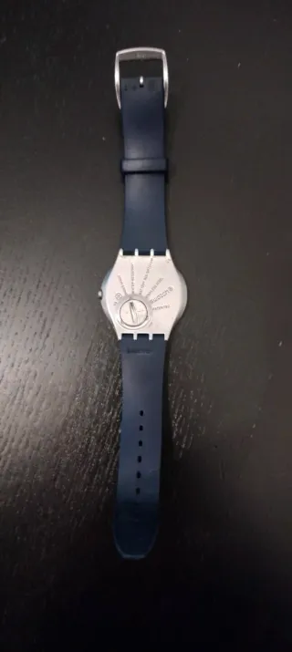 Reloj Swatch Azul y Plateado