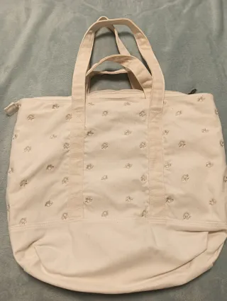 Bolsa Tote Vans Blanca Estampada