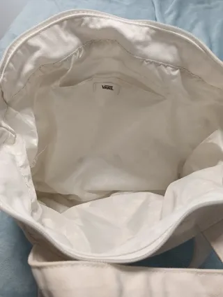 Bolsa Tote Vans Blanca Estampada
