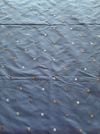 Tela raso con bodoques 280x160 cm