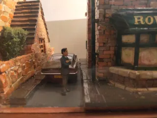Maqueta Diorama Calle Coronation St 1/43