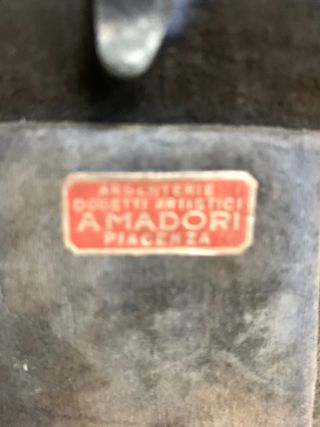 Marco antiguo metalizado con terciopelo