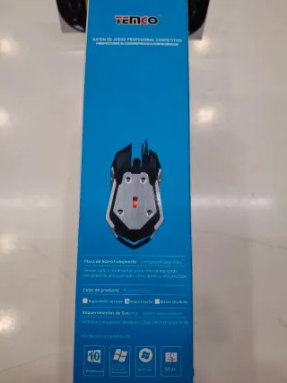 Ratón Gaming Temco MA05-N Negro/Plata