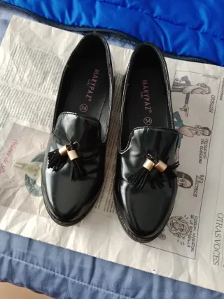 Zapatos Marypaz Niña Talla 34 Negros