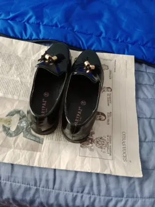 Zapatos Marypaz Niña Talla 34 Negros