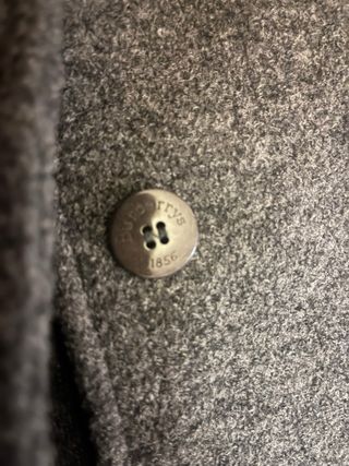 Abrigo Burberrys of London Gris Vintage