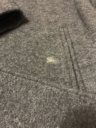 Abrigo Burberrys of London Gris Vintage