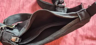 Bolso Negro Prada Nylon con Correa Logo