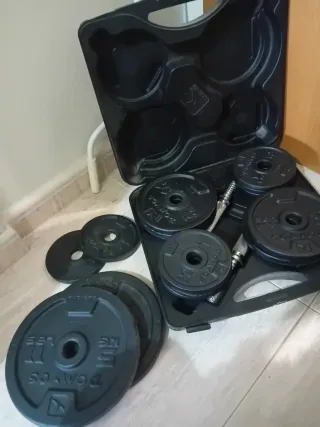 Manubri da palestra con borsa