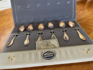 Set 6 cucchiaini moka argento Gaetano D’Agostino