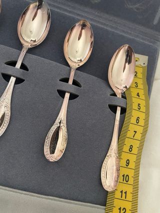 Set 6 cucchiaini moka argento Gaetano D’Agostino