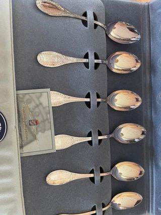 Set 6 cucchiaini moka argento Gaetano D’Agostino