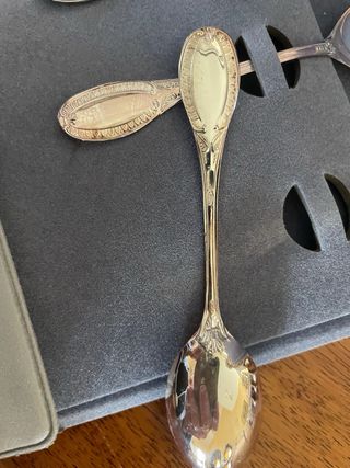 Set 6 cucchiaini moka argento Gaetano D’Agostino