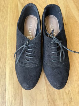 Zapatos Marypaz Negros Tacón