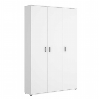 Armario Multiusos 3 Puertas. Blanco