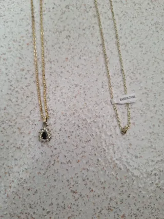 NUEVOS! Pack Cadenas Doradas y colgante baño oro